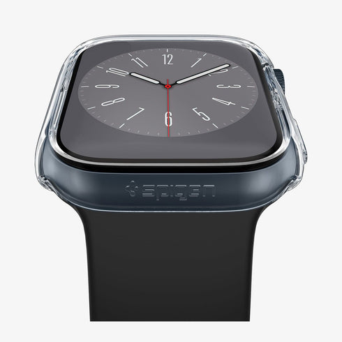 ACS05458 - Apple Watch Ultra (Apple Watch (49mm)) Case Thin Fit in black showing the front